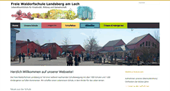 Desktop Screenshot of freie-waldorfschule-landsberg.de