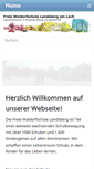 Mobile Screenshot of freie-waldorfschule-landsberg.de